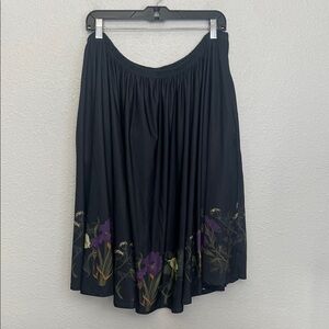 Maya Kern Floral Print Skirt Size 6XL NWT